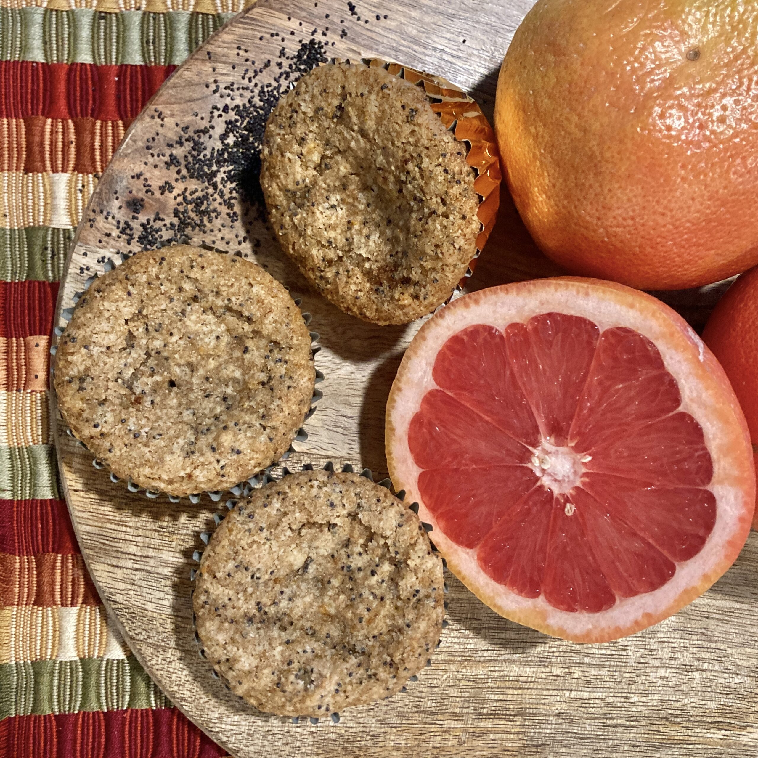 Grapefruit Poppy Seed Muffins