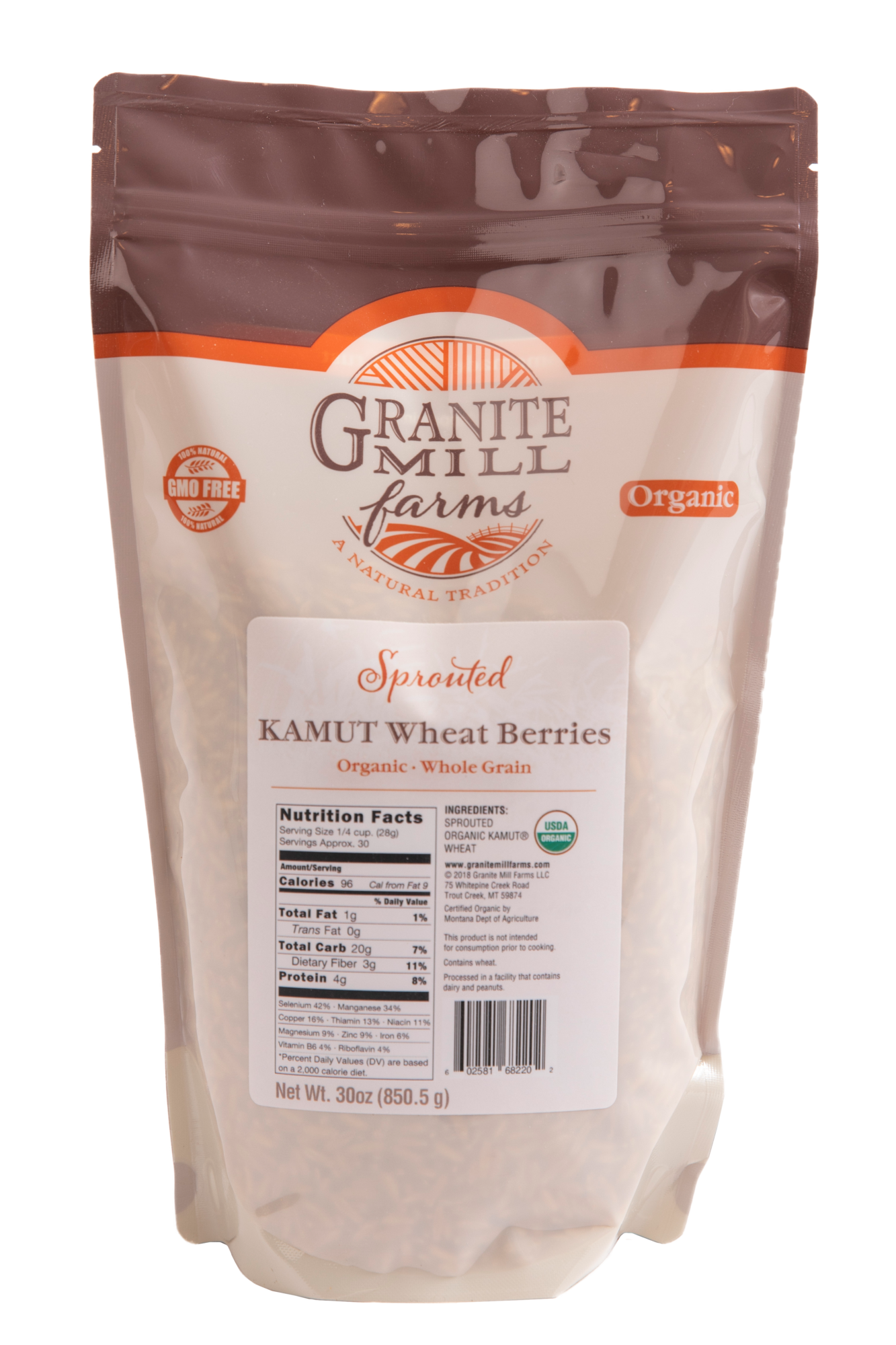 KAMUT Wheat Berries Granite Mill Farms