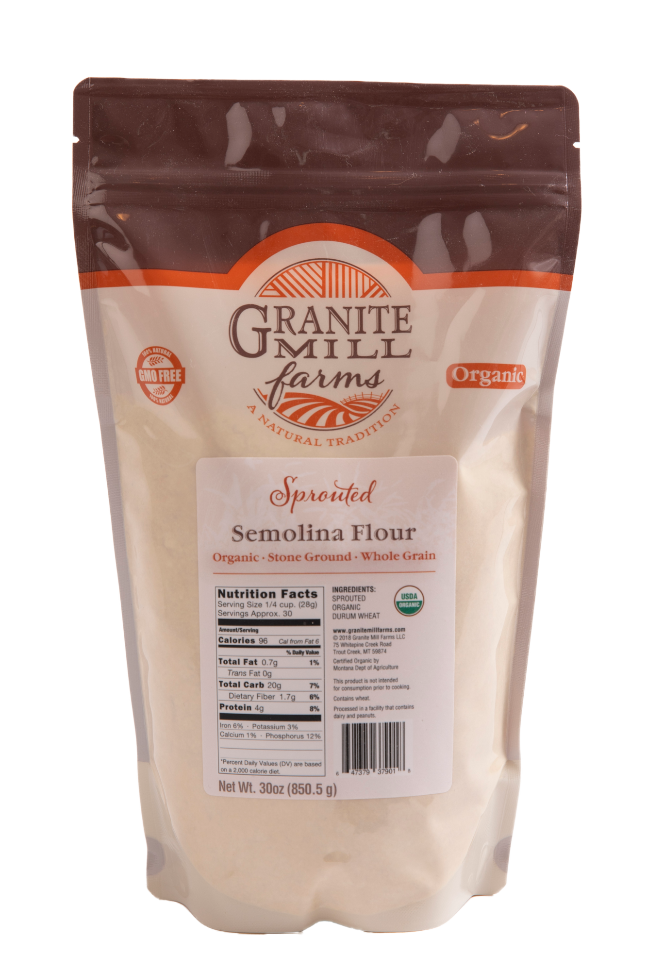 Semolina Flour Granite Mill Farms